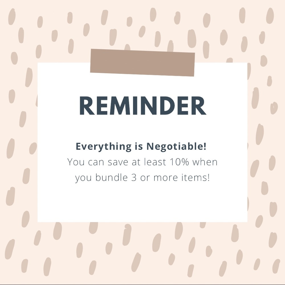 Everything is Negotiable!